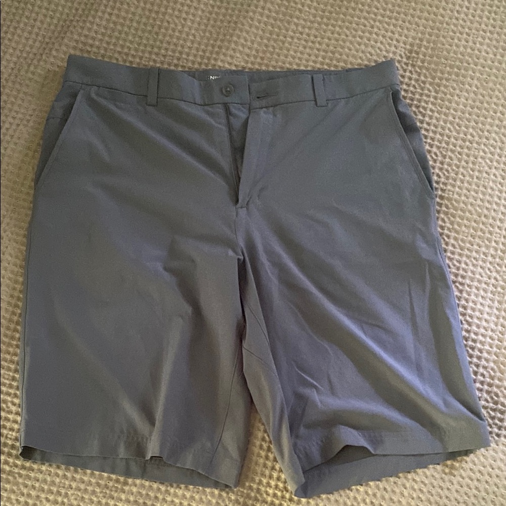 Nike Men's Charcoal Flat Front Shorts